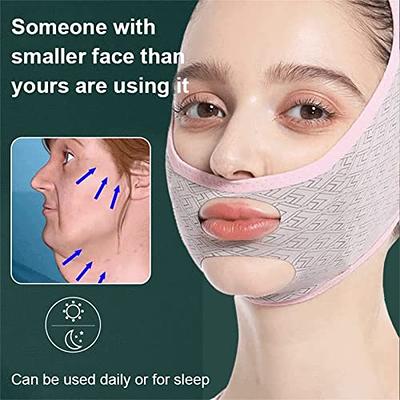 Double Chin Reducer, Face Slimming Strap, V Shaped Mask Eliminator,  Remover,tape,belt For Women, Anti- Wrinkle Face Mask, Lifting Bandage For  Shaggy S