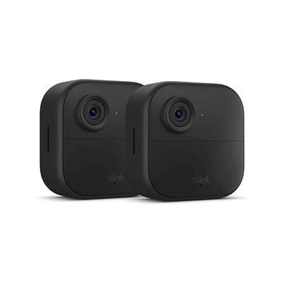 Blink Mini With 1-Year Subscription – Compact indoor plug-in smart security  camera, 1080p HD video, night vision, motion detection, two-way audio
