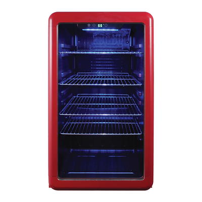 Commercial Cool 1.6 Cu. ft. Retro Refrigerator Red