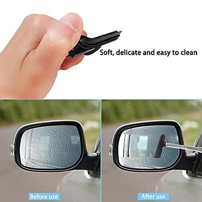  Side Mirror Squeegee, 2 PCS Car Mirror Squeegee, Retractable  Car Rearview Mirror Wiper For All Vehicles, Universal Automotive Accessories
