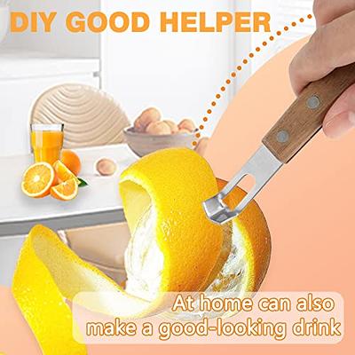 Citrus Zester Tool With Specially Designed Channel Knife Citrus Peeler