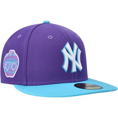 Men's New Era Tan York Yankees 1999 World Series Sky Blue Undervisor 59FIFTY Fitted Hat