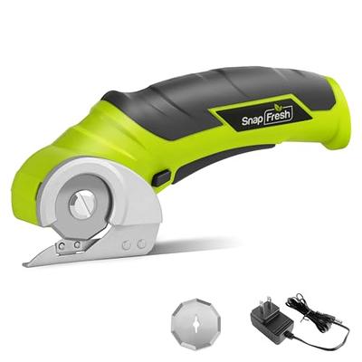 Cordless Electric Scissors for Cardboard Box Carpet, 3-In-1 Rotary Cutter  Electr