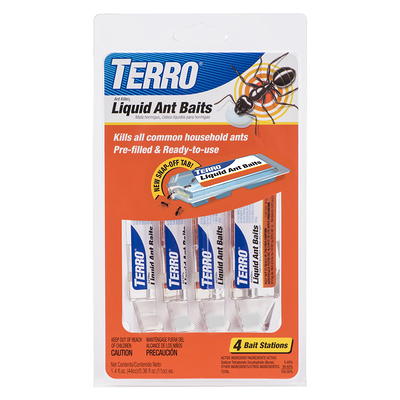 Terro T324B 4-Pack Liquid Ant Baits, Orange