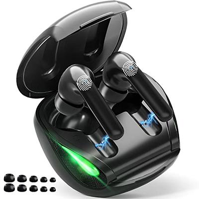 Bluetooth Headphones Wireless Earbuds 80hrs Playtime Wireless Charging Case  Digital Display Sports Ear buds with Earhook Premium Deep Bass IPX7