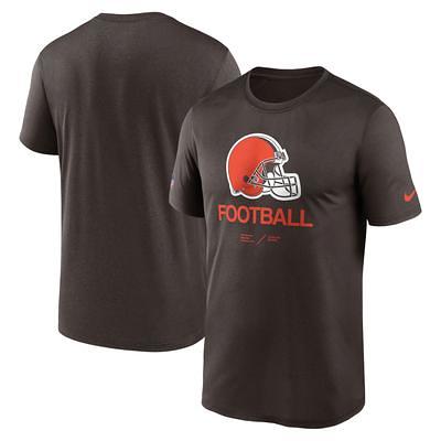 Men's Nike Gray Cleveland Browns Sideline Logo Performance Pullover Hoodie