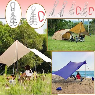 Toddmomy 4 Sets Umbrella Base Bracket Camping tarp Deck Awning