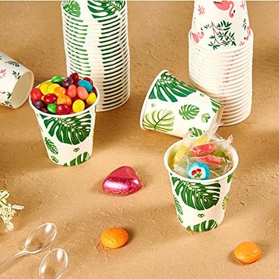 TV TOPVALUE 600pack 3oz Disposable Paper Cups Colorful Paper