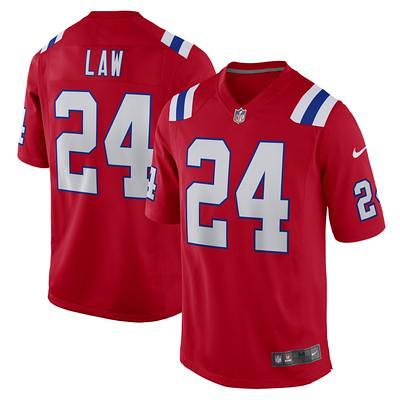 Ty Law Autographed New England Patriots Custom Jersey