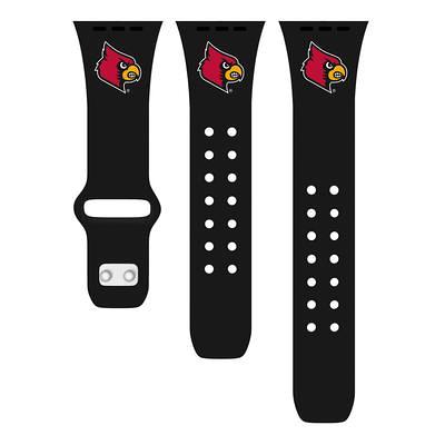 Louisville Cardinals Competitor Steel AnoChrome Color Bezel Watch - Red