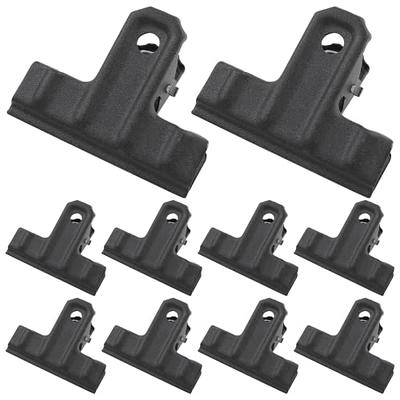 Metal Binder Clip Large Black Paper Clips Metal Hinge Clip Clamps for Crafts  Photos Office Binding