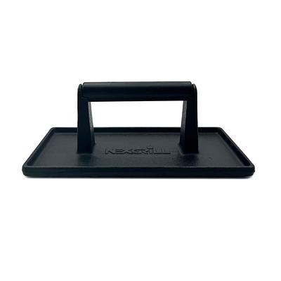 Grill Press  Lodge LFIP3 8 1/4 Pre-Seasoned Cast Iron Flat Grill