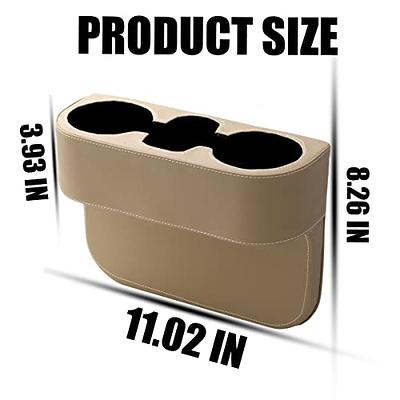 PU Leather Car Seat Crevice Cup Holder Storage Seat Gap Filler Multifu