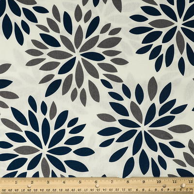 Waverly Inspirations 45 100% Cotton Printed Sewing & Craft Fabric By the  Yard, Navy and Gray - Yahoo Shopping