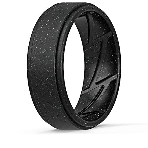 Silicone Rings For Him ThunderFit Silicone Wedding Rings For Men