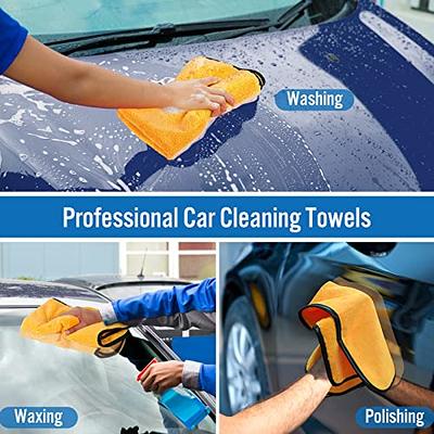 HOMEXCEL Microfiber Towels for Car,Premium Cleaning Cloth Lint Free,Scratch  Free,Strong Water Absorption,Car Washing Drying Towel for Household,Auto  Detailing,Windows,16 x 16, 6 Pack - Yahoo Shopping