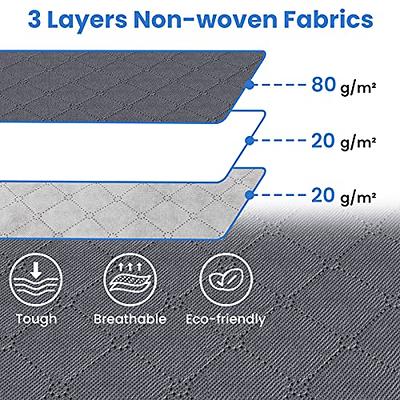 Fab totes 6 Pack Clothes Storage, Foldable Blanket Storage Bags, Storage  Containers for Organizing Bedroom, Closet, Clothing, Comforter,  Organization and Storage with Lids and Handle, Grey