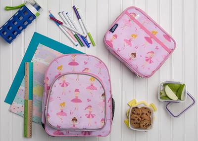 Wildkin Rainbow Unicorns Day2Day Lunch Box Pink