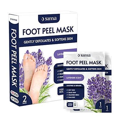 SKINATURE CARE Foot Peel Mask 3 Pack of Exfoliating Foot Mask for Cracked  Heels and Dead Skin Calluses Remover - Moisturize and Repair Rough Heels  Lavender 3 Pairs