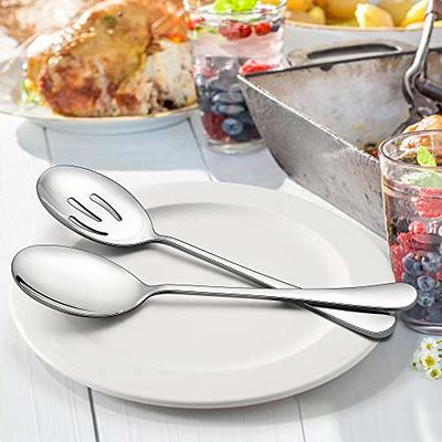 Silverware Set for 8, Briout 40 Piece Flatware Cutlery Set Stainless Steel  Luxury Square Tableware Thick Knife Fork Spoon for Home Kitchen Restaurant