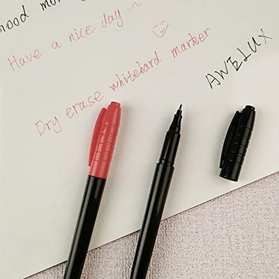 Keebor Basic Fine Tip Dry Erase Markers Low Odor Black Whiteboard Markers, 72