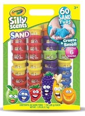 Crayola Silly Scents Play Sand, 60x1oz Tubs