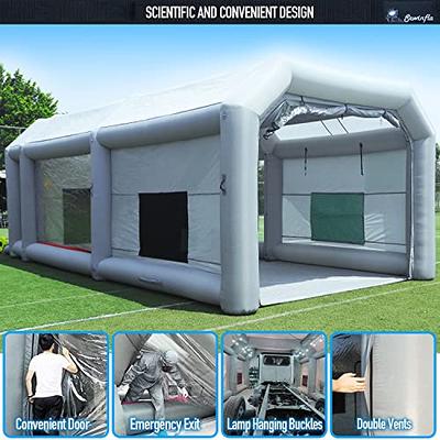 GORILLASPRO Inflatable Paint Booth 26x15x10Ft, Inflatable Spray