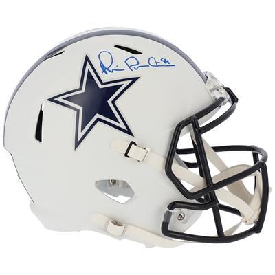 Authentic Leighton Vander Esch Autographed Dallas Cowboys AMP Full-Size  Speed Helmet (Beckett Hologram)