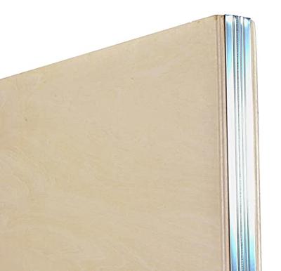 Helix Wooden Lightweight Drawing Board, 18 x 24 Inch, Metal Edge