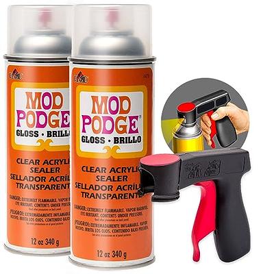 Mod Podge Spray Acrylic Sealer Glossy 2-Pack, Clear Coating Matte Paint Sealer  Spray, Spray Can Sprayer Handle - Yahoo Shopping