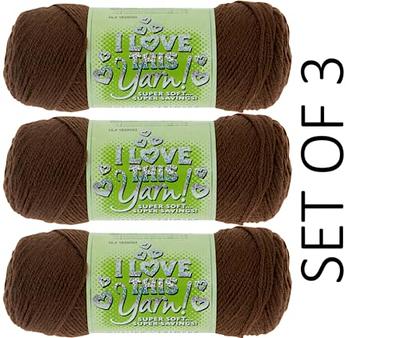 Hobby Lobby Brown Sport Weight I Love This Yarn- Set of 3 - Yahoo Shopping