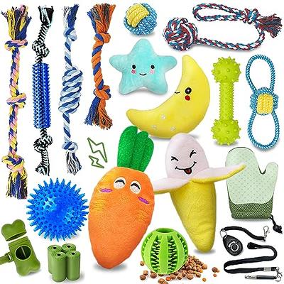 Vakitar Dog Plush Book Squeaky Toys, Cute Dog Squeaking Book Toys