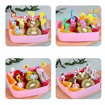 Animal Food Picks For Kids Cute Cartoon Animal Fruit Food