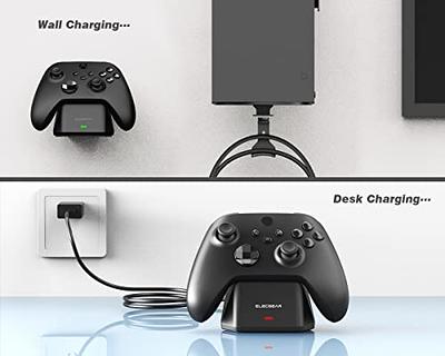 Controller Charger Station for Xbox One/Xbox Series X|S/Elite, 2 x 4800 mWh  Rechargeable Battery Packs, Charging Dock for Xbox Controller Battery with