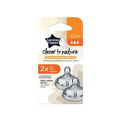 Tommee Tippee Closer to Nature Baby Bottle | Extra Slow Flow Breast-Like  Nipple with Anti-Colic Valve (5oz, 1 Count)