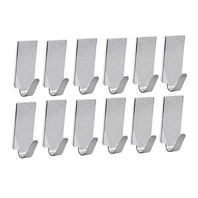 FOTYRIG Adhesive Hooks Heavy Duty Sticky Hooks for Hanging Wall