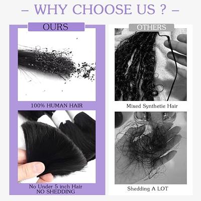 Liqusee Human Braiding Hair 100g One Bundle/Pack 18 Inch Natural Black  Water Wave Curly Human