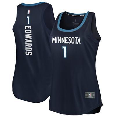 Men's Fanatics Branded Anthony Edwards White Minnesota Timberwolves Fast  Break Replica Jersey - Association Edition