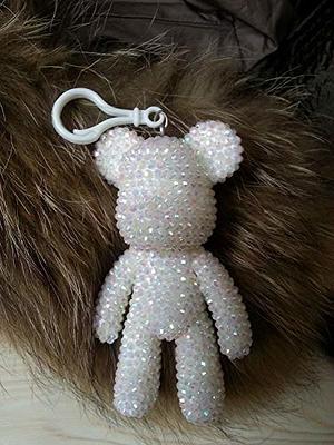 Black Teddy Charm Keychain