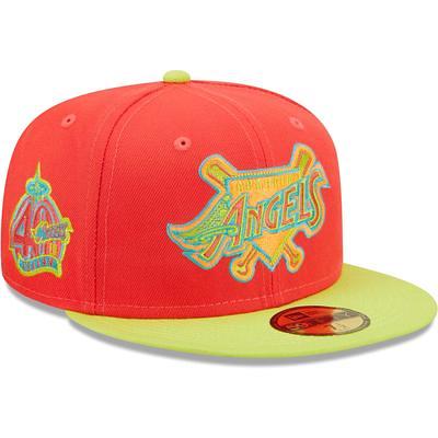 New Era Red/Neon Green Boston Red Sox Lava Highlighter Combo 59FIFTY Fitted Hat