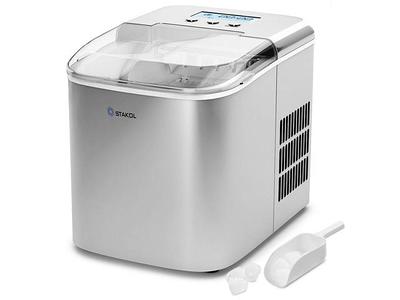 Magic Chef 27 lb. Capacity Portable Countertop Ice Maker, Silver (Bullet Ice)  - Yahoo Shopping