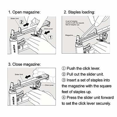 meite MT7105 Upholstery Stapler - 22 Gauge 71 Series 3/8-Inch Crown  3/16-Inch Leg Length Air Stapler Fine Wire Stapler - Yahoo Shopping