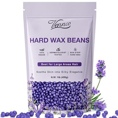  Wax Beads, Ajoura 1lb Hard Wax Beans for Sensitive