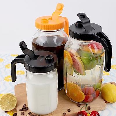 40 Oz Glass Pitcher with Lid and Spout for Iced Tea Coffee & Juice