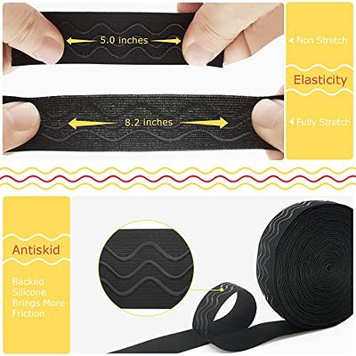 SmiLife Silicone Gripper Tape for Clothing, 1.1 Inches Non-Slip Gripper  Elastic for Sewing, Silicone Gripper Elastic Band, 12 Yards, Black - Yahoo  Shopping