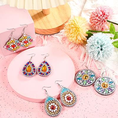 DIY Earrings Inspired by Diamond Painting