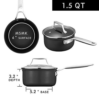 Calphalon Premier 1.5qt Stainless Steel Sauce Pan with Cover