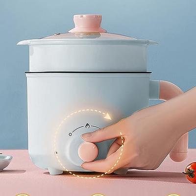 Mini Electric Electric Hot Pot, Portable Multi Functional Travel Cooker  Auto Power Off Rapid Heating Compact and Portable Anti Dry Burning for  Noodles Egg (Non Stick (with - Yahoo Shopping
