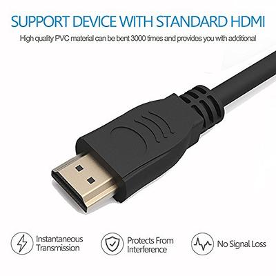   Basics DisplayPort to HDMI Display Cable,  Uni-Directional, 4K@60Hz, 1920x1200, 1080p, Gold-Plated Plugs, 6 Foot,  Black : Electronics