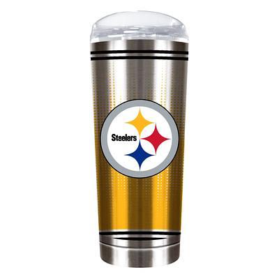 NFL Pittsburgh Steelers 16oz Acrylic Travel Tumbler with Metallic Graphics